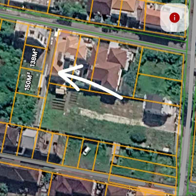dijual 1 35 1 5 are jl merdeka raya sunsetroad kuta