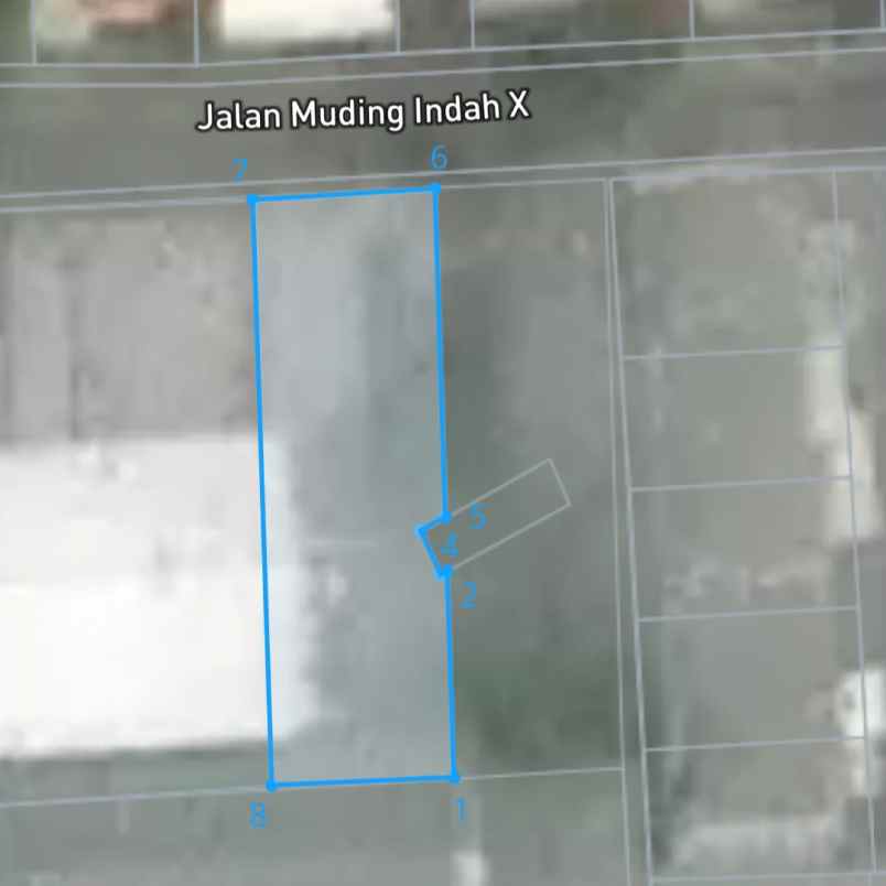 dijual 4 are jl muding indah gatsu barat kuta utara
