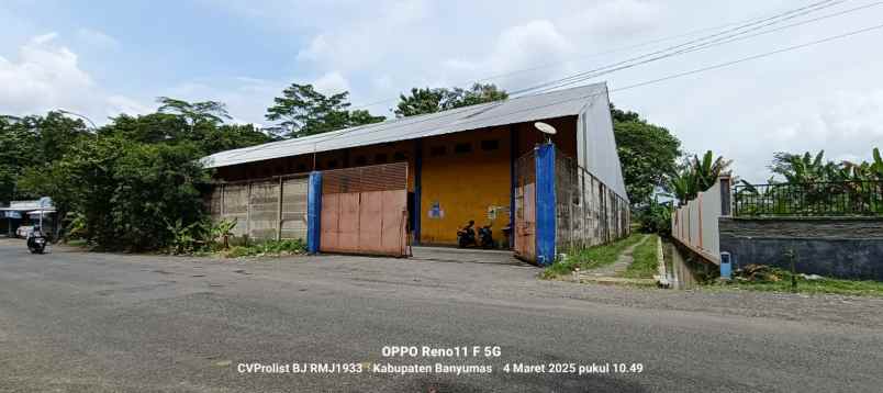 dijual gudang di karanglewas 3 menit ke rs hermina
