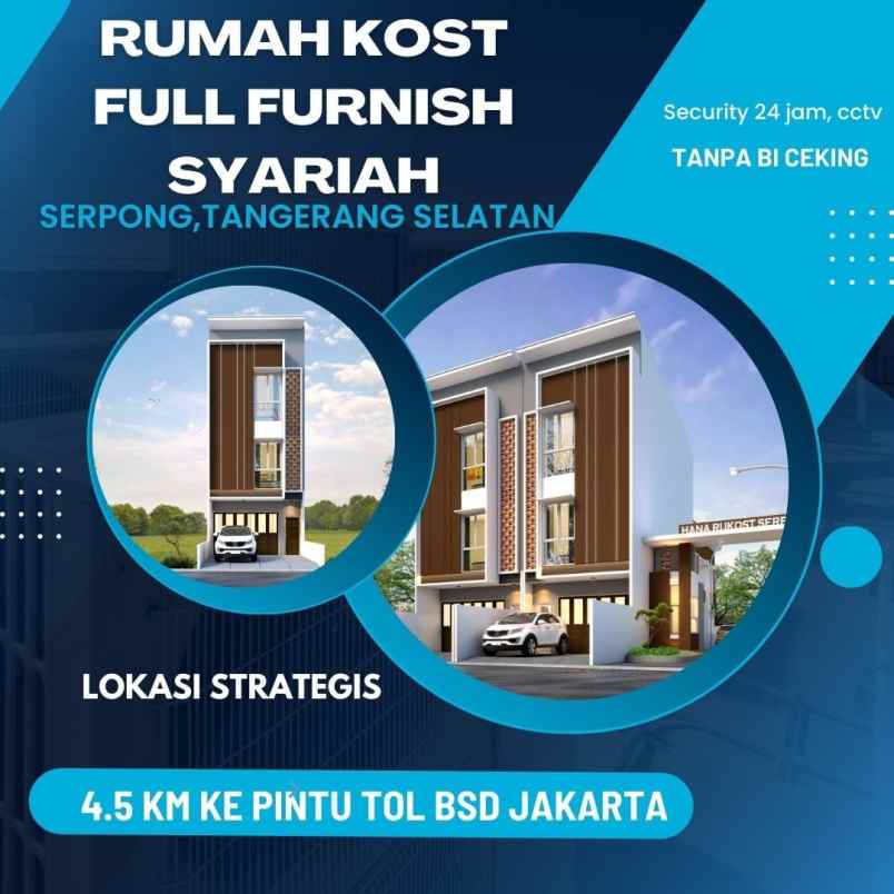 dijual kost buaran serpong