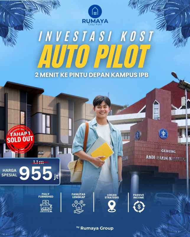 dijual kost dramaga