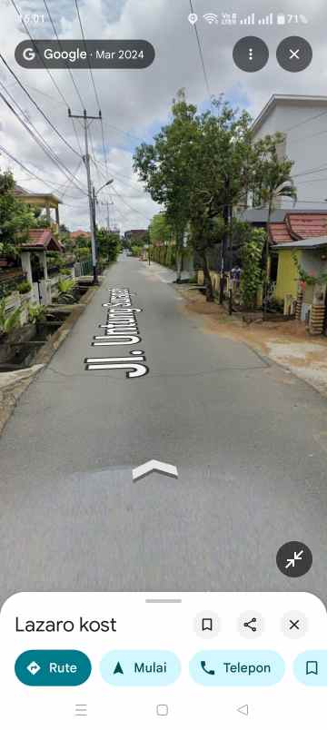 dijual kost jalan untung suropati