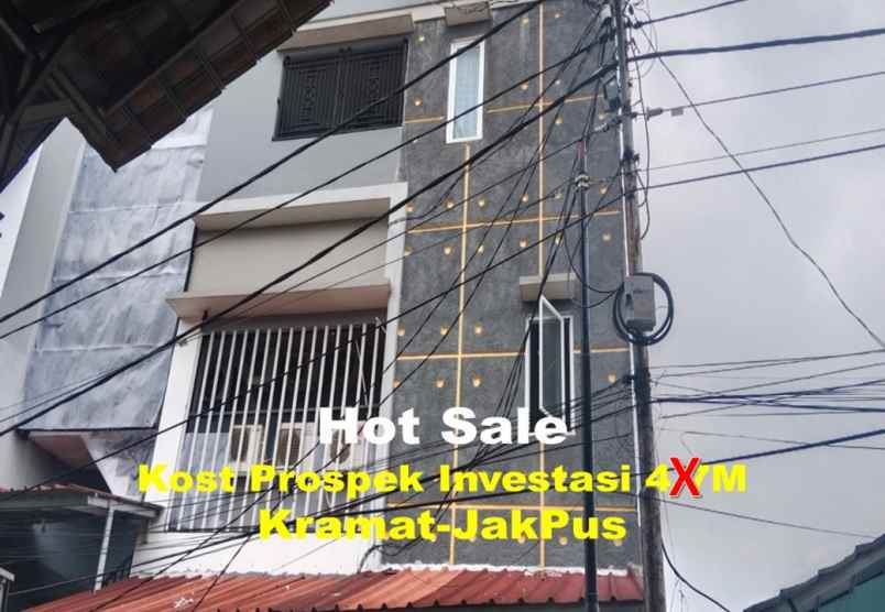dijual kost kramat senen