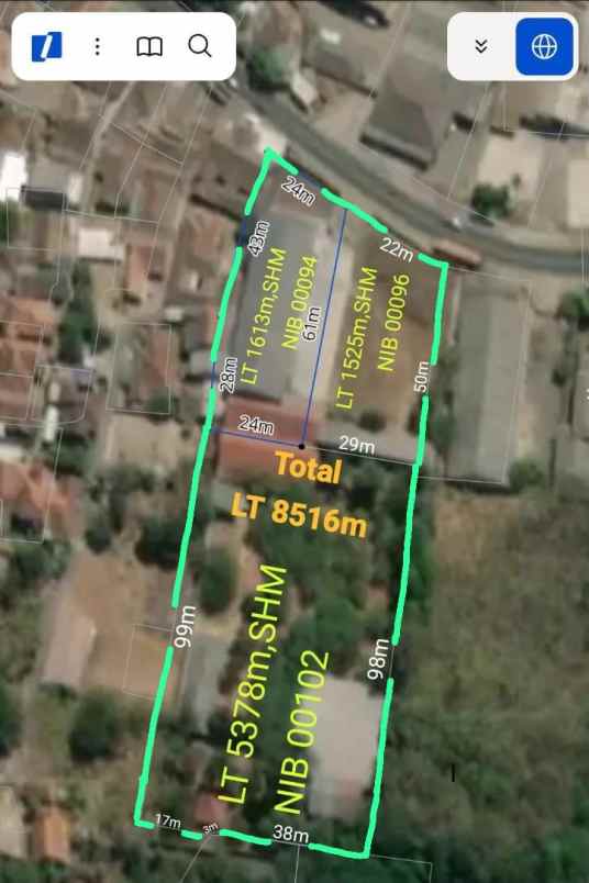 dijual ruko gudang kantor cibeureum