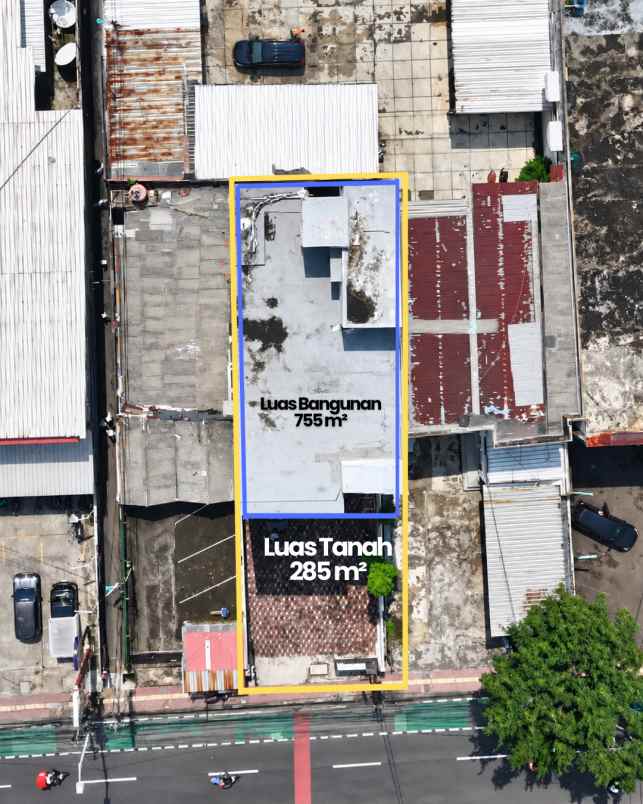 dijual ruko gudang kantor dewi sartika