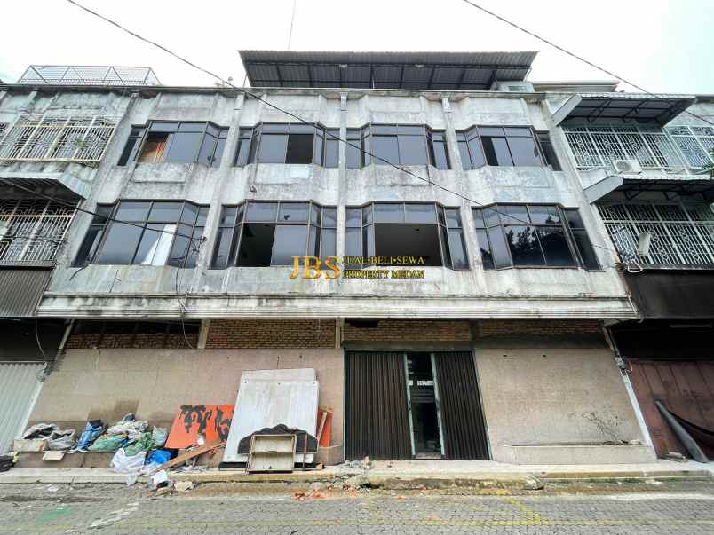 dijual ruko gudang kantor jalan perbaungan jl