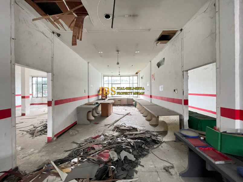 dijual ruko gudang kantor jalan perbaungan jl