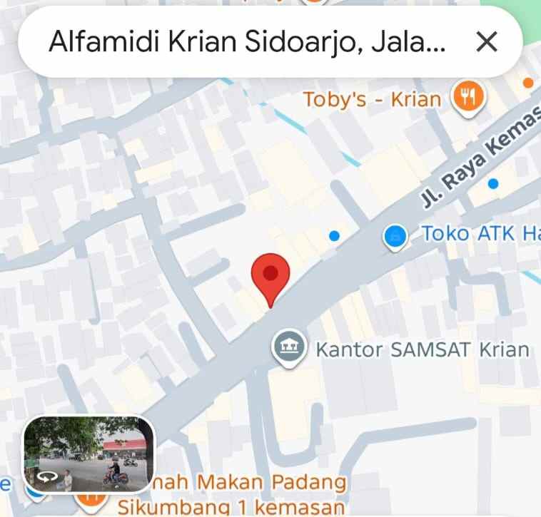 dijual ruko gudang kantor jalan raya kemasan