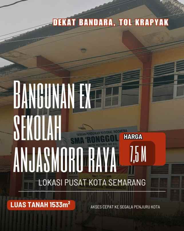 dijual ruko gudang kantor jl damarwulan selangkah ke