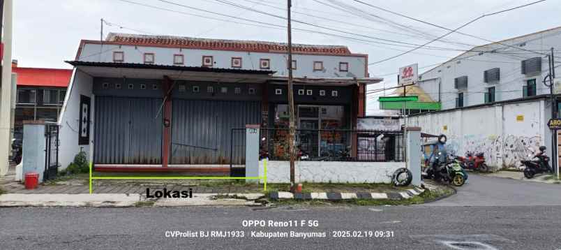 dijual ruko gudang kantor jl jend sudirman