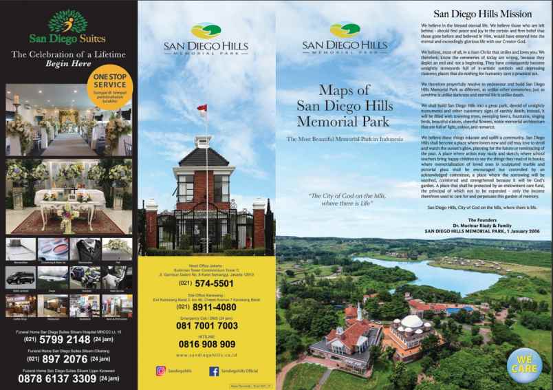 dijual ruko gudang kantor san diego hills memorial