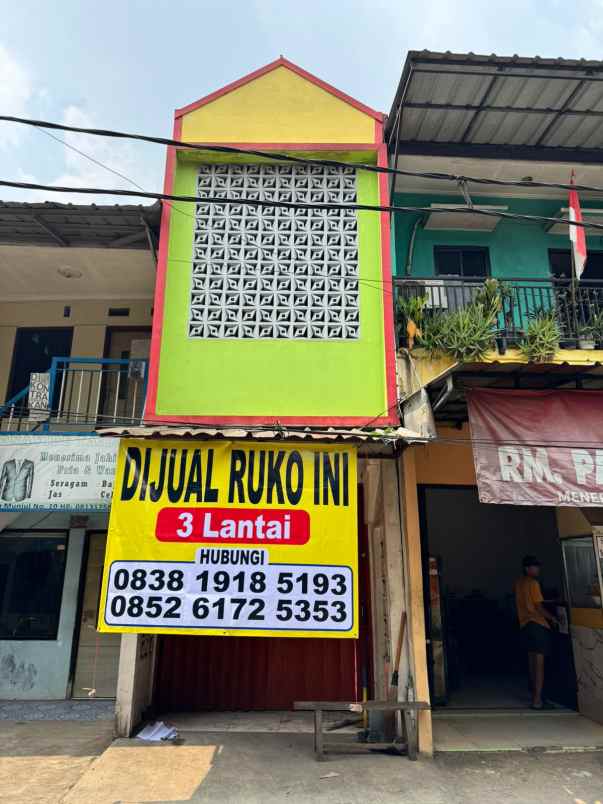dijual ruko munjul cipayung jakarta timur