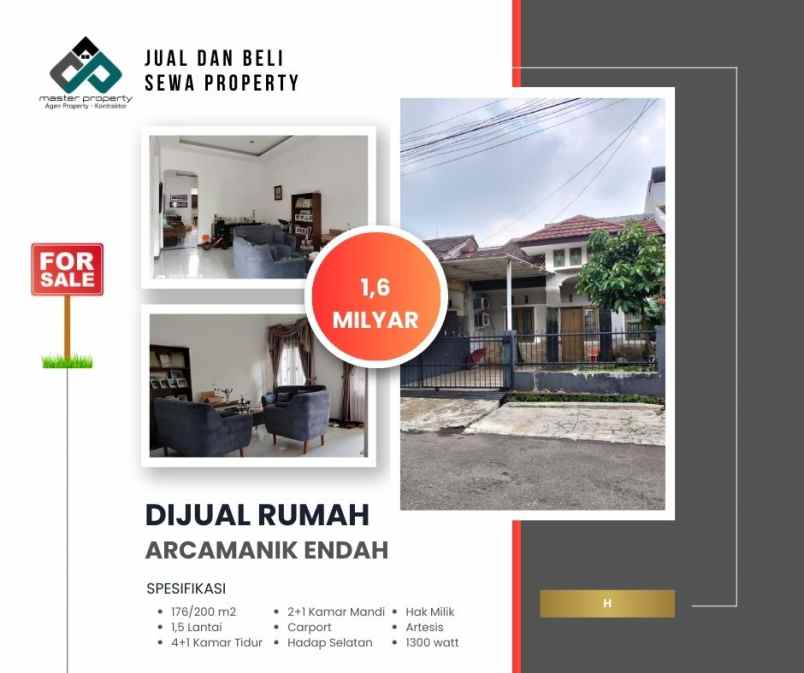 dijual rumah arcamanik endah