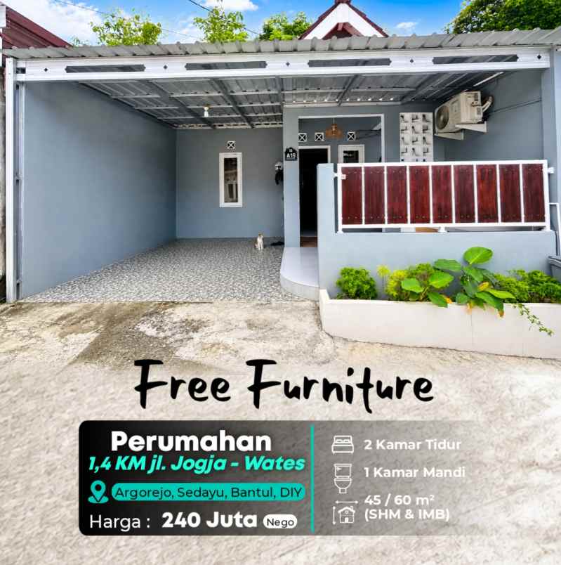 dijual rumah argorejo