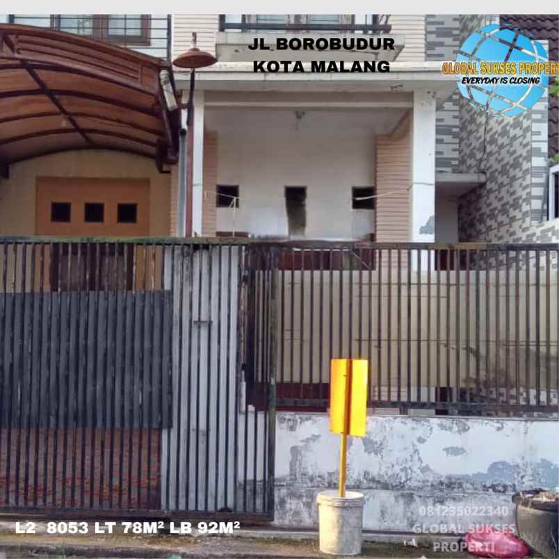 dijual rumah borobudur sukarno hatta