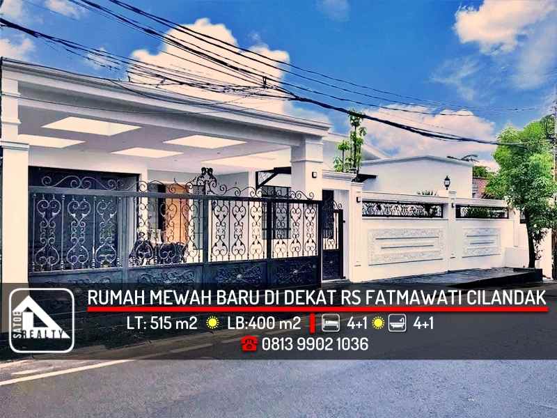dijual rumah cilandak barat jakarta selatan