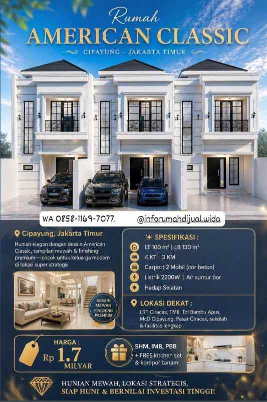 dijual rumah cipayung