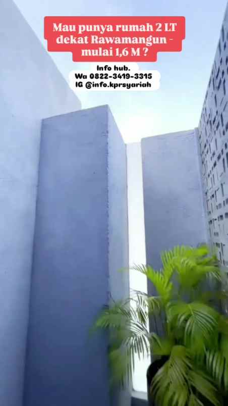 dijual rumah cipinang