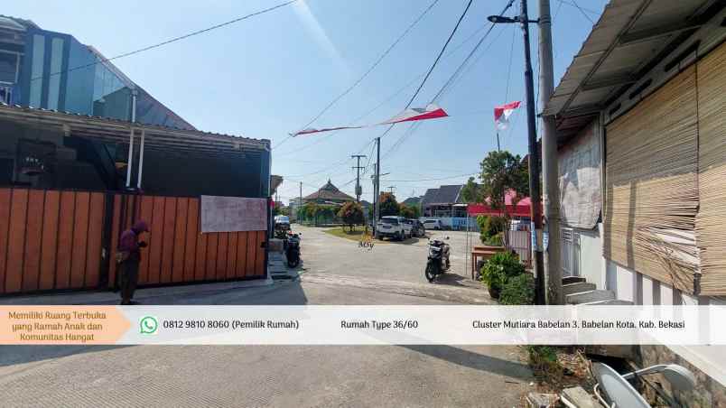 dijual rumah cluster minimalis
