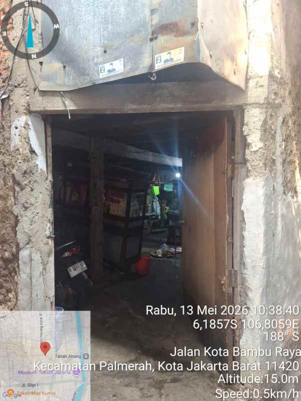 dijual rumah dalam gang palmerah jakarta barat