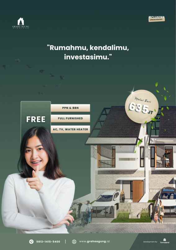 dijual rumah dekat stasiun malang kota