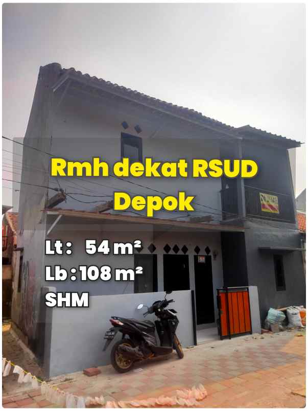 dijual rumah deket rsud depok sawangan