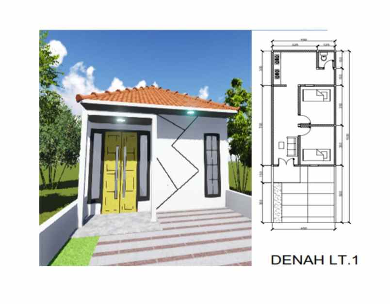 dijual rumah deltasari indah waru