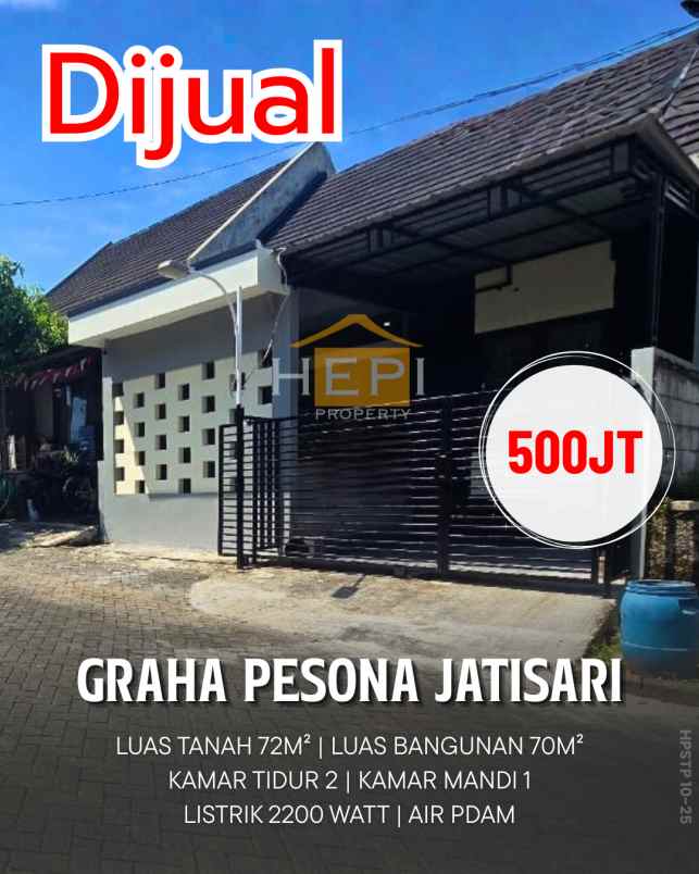 dijual rumah di graha pesona jatisari semarang