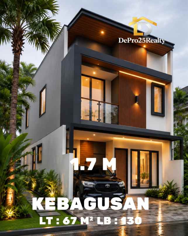 dijual rumah jalan kebagusan jakarta