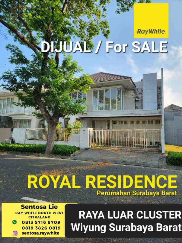 dijual rumah jalan royal residence