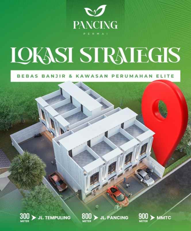 dijual rumah jalan taut tempuling
