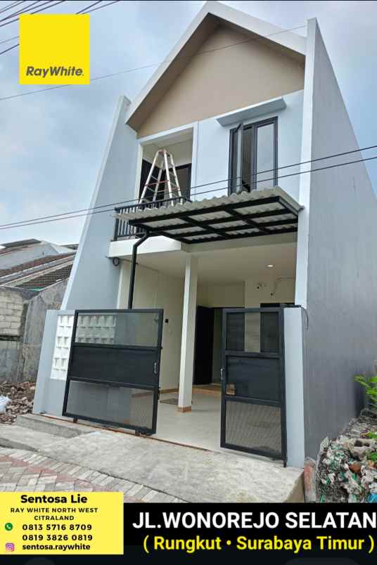 dijual rumah jalan wonorejo selatan