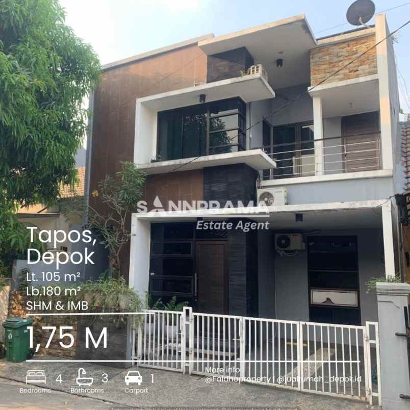 dijual rumah jatijajar depok
