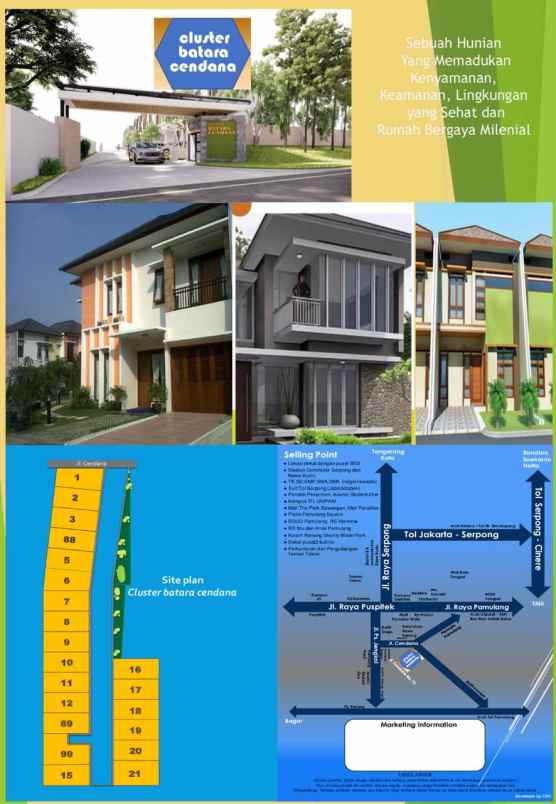 dijual rumah jl cendana no 73