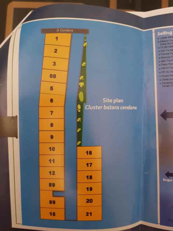 dijual rumah jl cendana no 73