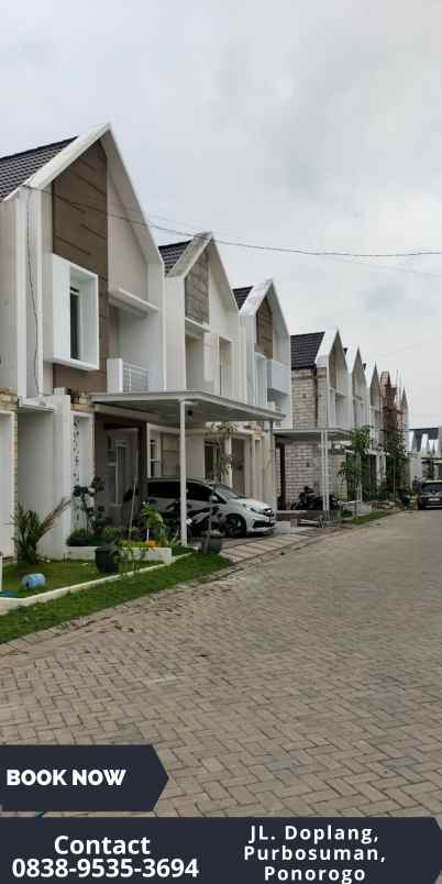 dijual rumah jl doplang purbosuman ponorogo