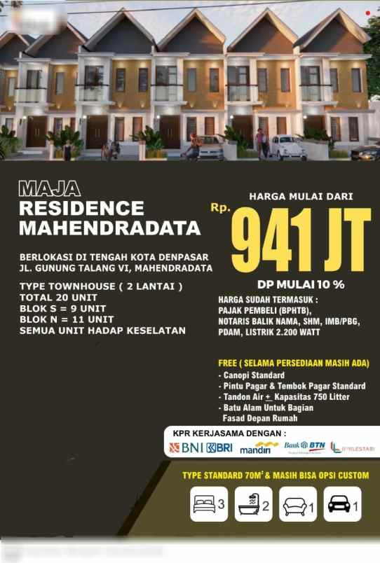 dijual rumah jl gunung talang vi