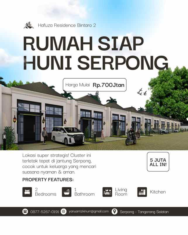 dijual rumah jl manunggal perigi