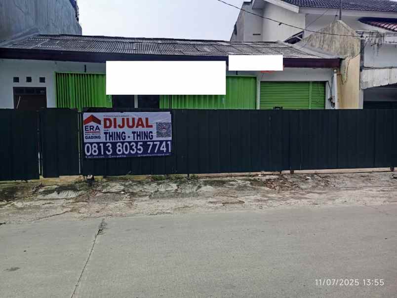 dijual rumah kayu mas pulo gadung
