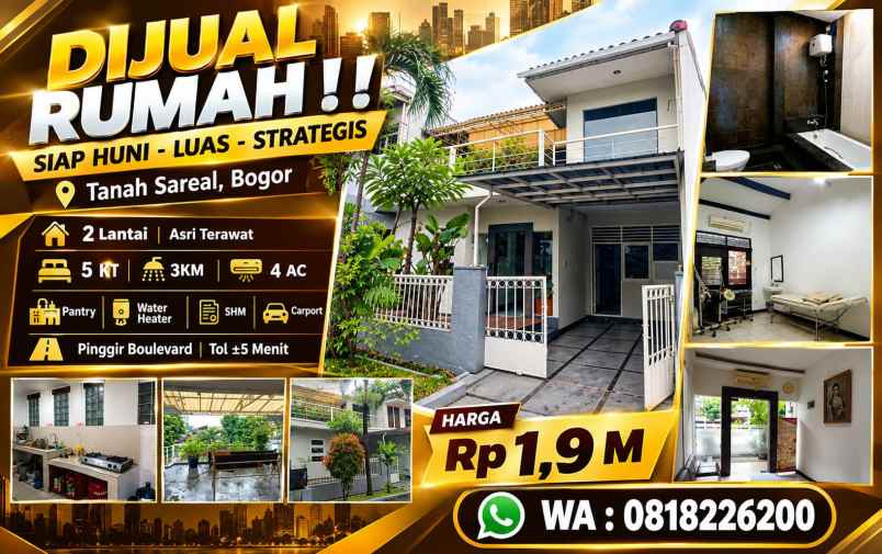 dijual rumah komp duta kencana ii