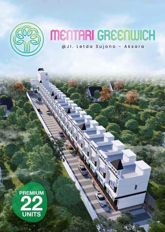 dijual rumah komplek mentari greenwich
