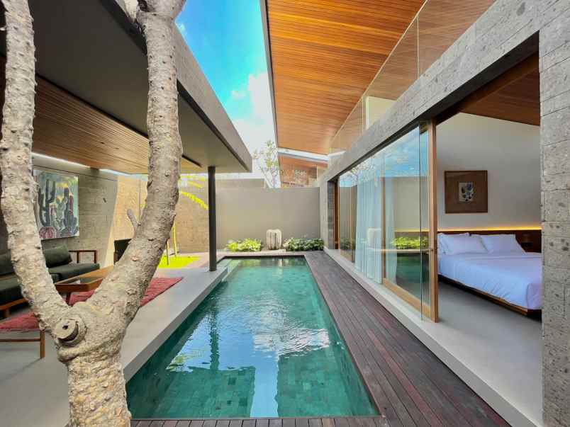 Villa Cantik With Private Pool Dekat Ke Jalan Utama Canggu