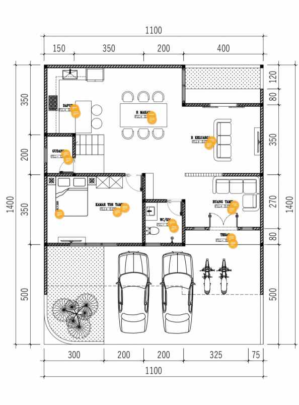 dijual rumah mampang