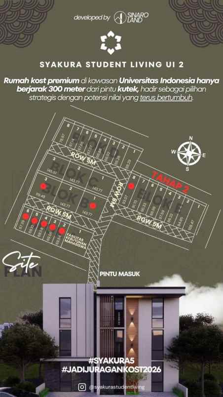 dijual rumah margonda