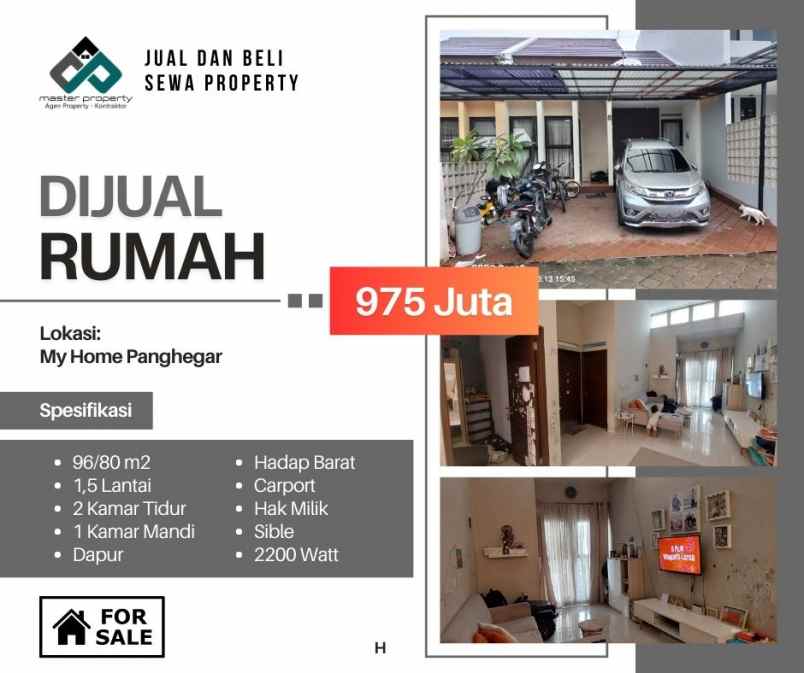 dijual rumah my home panghegar