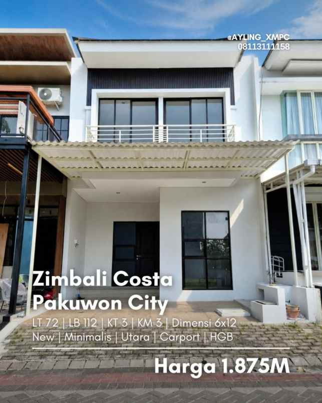 dijual rumah pakuwon city