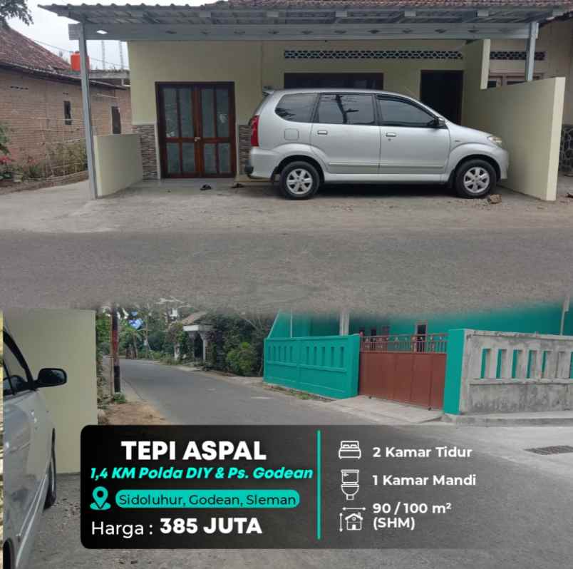 dijual rumah pasar godean