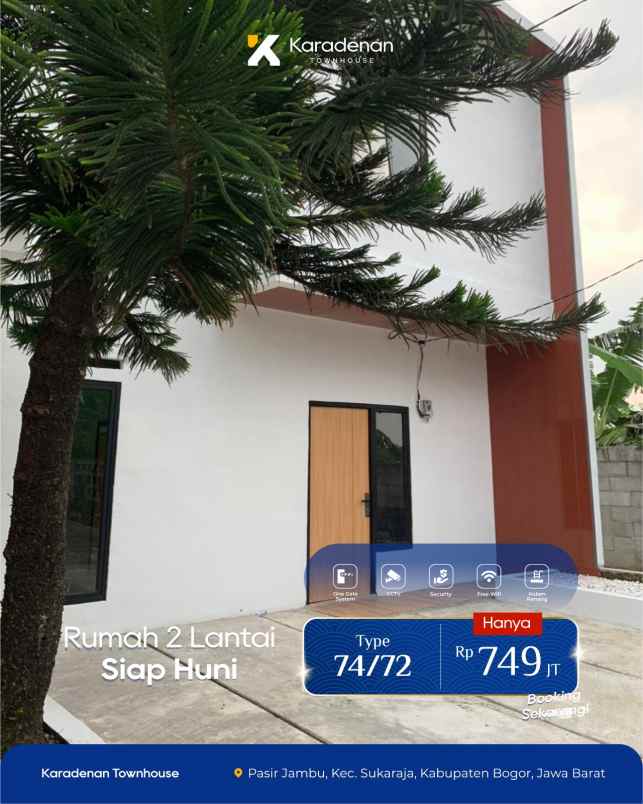 dijual rumah pasir jambu