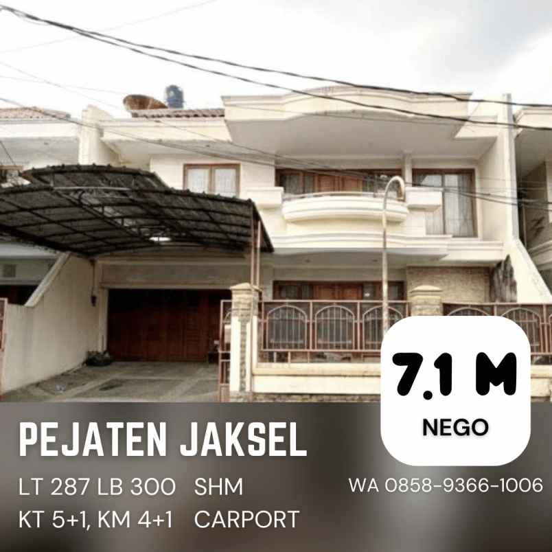 dijual rumah pejaten