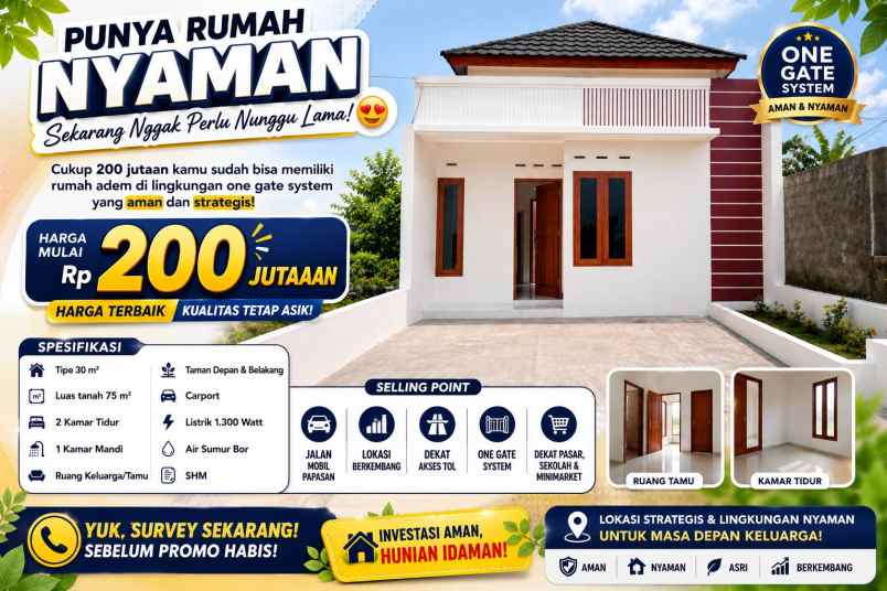 dijual rumah perumahan bendan